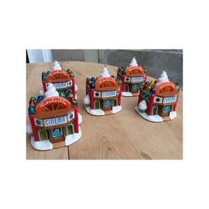 Hallmark Noelville Cinema Ornament 2013 Keepsake Christmas Movie Theater Lot 5
